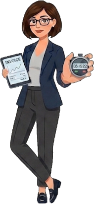 AbleTime turns the hours you track into invoices automatically